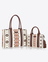 Printed PU Leather Shoulder Bag