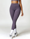 Ruched Pocketed High Waist Active Leggings