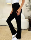 Zenana Full Size High Waist Wide Waistband Bootcut Active Pants