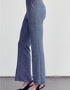 Jade By Jane Full Size Center Seam Straight Leg Pants in Denim