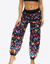 Oversized Printed Wide Leg Long Pants