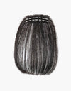 6" 3.5*1" Fully Hand Made Human Virgin Hair Bang in Black 150% Density