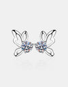 1 Carat Moissanite Butterfly Shape Earrings