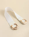 Zinc Alloy Buckle Elastic Wide Belt