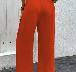 Slit Wide Leg Pants