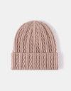 Mixed Knit Cuff Beanie