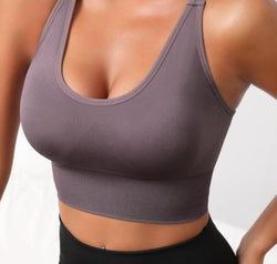 Scoop Neck Long Active Bra