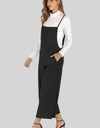 Full Size Cropped Wide Leg Overalls with Pockets