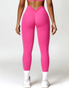 Ruched Pocketed High Waist Active Leggings