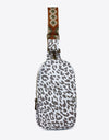 Printed PU Leather Sling Bag