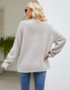 Open Front Long Sleeve Cardigan with Pockets