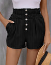 Pocketed High Waist Shorts