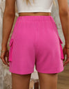 Drawstring High Waist Shorts