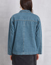 Pocketed Button Up Denim Jacket