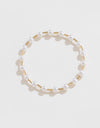 Gold-Plated Pearl Copper Bracelet