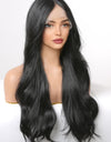 13*2" Lace Front Wigs Synthetic Long Wavy 24" 150% Density