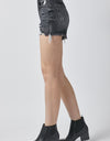 RISEN Full Size High Rise Distressed Denim Shorts