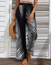 Printed Wide Leg Pants