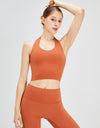 Backless Halter Neck Active Tank