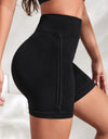 Slim Fit High Waistband Active Shorts