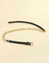 PU Leather Chain Belt