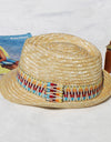 Short Brim Straw Woven Hat