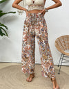 Printed Wide Leg Pants