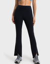 Wide Waistband Bootcut Sports Pants