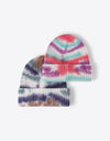 Tie-Dye Ribbed Knit Beanie