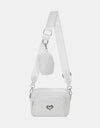 PU Leather Adjustable Strap Crossbody Bag