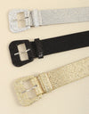 Glitter PU Leather Belt