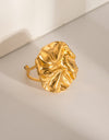 18K Gold-Plated Irregular Open Ring