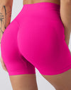 High Waist Wide Waistband Active Shorts