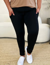 Wide Waistband Sports Leggings