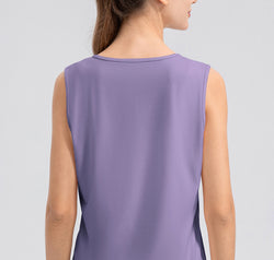 Notched Wide Strap Active Tank