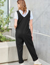 Double Take Full Size Sleeveless Straight Jumpsuit