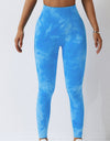 High Waist Tie-Dye Long Sports Pants