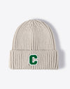 Letter C Patch Cuffed Beanie