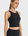 Feel Like Skin Highly Stretchy Cropped Sports Tank