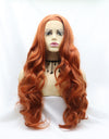 13*3" Lace Front Wigs Synthetic Long Wavy 24" 130% Density