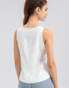 Wide Strap Round Neck Active Tank