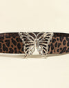 Butterfly Alloy Buckle Elastic Belt