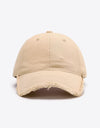 Distressed Adjustable Baseball Cap