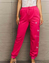 Simply Love Simply Love Full Size Drawstring BUTTERFLY Graphic Long Sweatpants