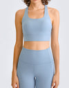 Cross Back Yoga Crop Top