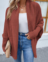 Open Front Long Sleeve Cardigan