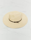 Fame Boho Summer Straw Fedora Hat