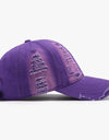 Distressed Adjustable Cotton Baseball Cap