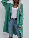 Open Front Long Sleeve Cardigan