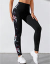 Floral Print Wide Waistband Pants